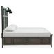 Westley Falls Graphite California King Panel Bed with LED