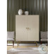 Harrison Faux Parchment And Bronze Bar Cabinet