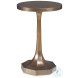 Oscar Antique Brass Drinks Table
