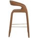 Avenlee Milliken Cognac Upholstered Barstool