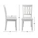 Naples White 42" Extendable Dining Table Set of 3