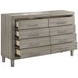 Lennox Gray 8 Drawer Dresser