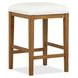 Fernholt White Upholstered Counter Height Stool