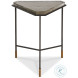 Compositions Cast Glass And Bronze Large Side Table