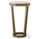 Compositions Black And Satin Brass Occasional Table Set