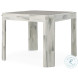 Compositions Faux Horn And Grey Leather Game Table