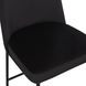 Sydney Black Performance Fabric Upholstered Counter Height Stool Set of 2