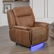 Kyra Saddle Zero Gravity Auto Glider Power Headrest Recliner with Heat Massage and Footrest