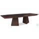 Compositions Walnut 88" Extendable Dining Table