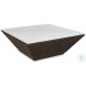 Compositions Honed Volakas Marble And Walnut Occasional Table Set
