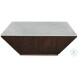Compositions Honed Volakas Marble And Walnut Occasional Table Set
