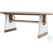 Cadence Sand Cerused 80" Extendable Rectangular Dining Table