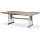Cadence Sand Cerused 80" Extendable Rectangular Dining Table