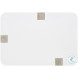 Cadence White Lacquered And Sand Cerused Cocktail Table