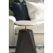 Cadence Carrara Marble And Mocha Accent Table