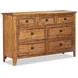 Alta Brushed Ash 7 Drawer Dresser