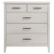Andover White 5 Drawer Chest