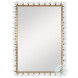 Cadence Brushed Antique Brass Accent Mirror