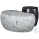 Cadence Carrara Marble Large Bunching Cocktail Table