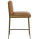 Lathan Tan Leather Upholstered Counter Height Stool