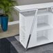 Zena White Bar Cabinet with LED Lights