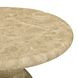 Cynthia Light Emperador Outdoor Round Side Table
