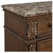 Concerto Brown 2 Drawer Nightstand with USB Charging
