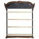Concerto Black and Brown King Upholstered Panel Bed