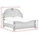 Concerto Black and Brown King Upholstered Panel Bed