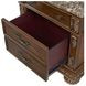 Concerto Brown 2 Drawer Nightstand with USB Charging