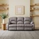 Cagney Nickel 89" Power Reclining Sofa with Power Headrest and USB Charging