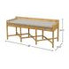 Caldera Natural Upholstered Bench