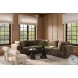 Cali Chocolate Brown Performance Velvet Modular L-Sectional