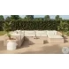 Cali Natural Modular Outdoor L Shape Sectional with Chaise
