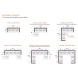 Cali Rust Performance Fabric Modular L-Sectional