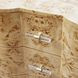 Plymouth Matte Burl 3 Drawer Chest