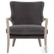 Calvin Natural Gray Club Chair
