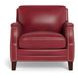 Camden Cranberry Leather Living Room Set