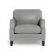 Camden Silver Leather Living Room Set
