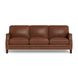 Camden Pecan Leather Living Room Set