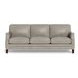 Camden Stone Leather 87" Sofa with Nailhead Trim