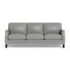 Camden Silver Leather Living Room Set
