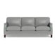 Camden Silver Leather Living Room Set
