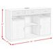 Cambria Off White and Natural 2 Door Buffet with LED