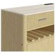 Cambria Off White and Natural 2 Door Buffet with LED