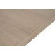 Bella Antique Smoke Gray and Brushed Gold 102" Extendable Rectangular Canal Dining Table