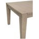 Bella Antique Smoke Gray and Brushed Gold 102" Extendable Rectangular Canal Dining Table
