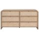 Cannes Brown 6 Drawers Double Dresser