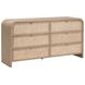 Cannes Brown 6 Drawers Double Dresser