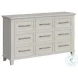Henrik Ivory 9 Drawer Dresser